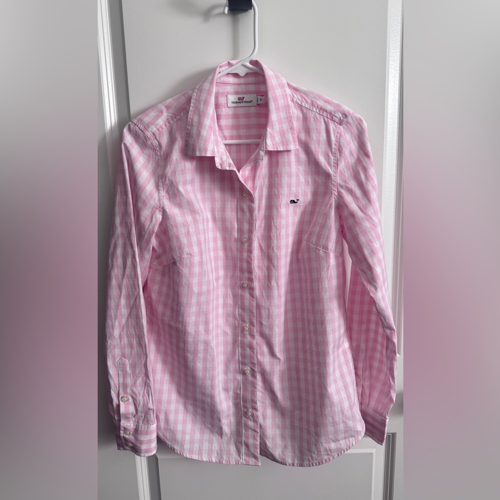 Vineyard Vines Women’s Button Down Long Sleeve Cotton Shirt. Size 6.